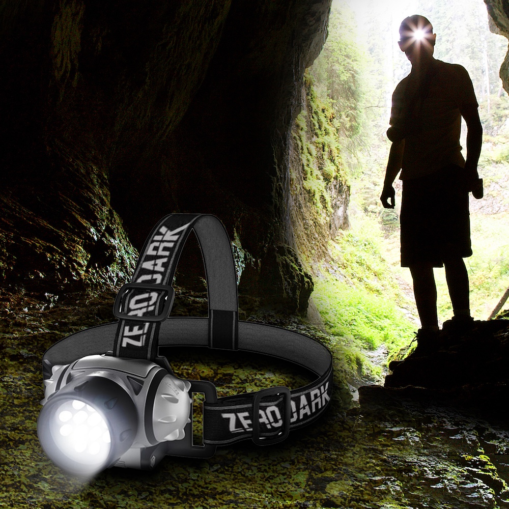 ZeroDark UNIVERSAL ULTRA BRIGHT TACTICAL HEADLAMP TWIN PACK Header Image